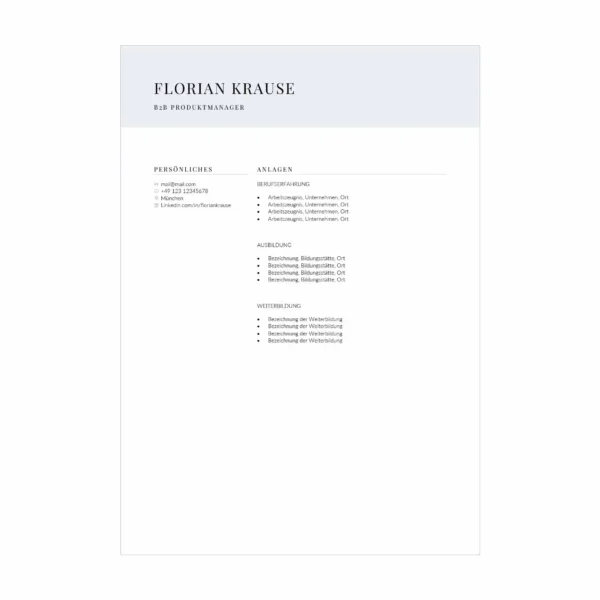 03 - CV po niemiecku wzór – klasyczny szablon edytowalny 7