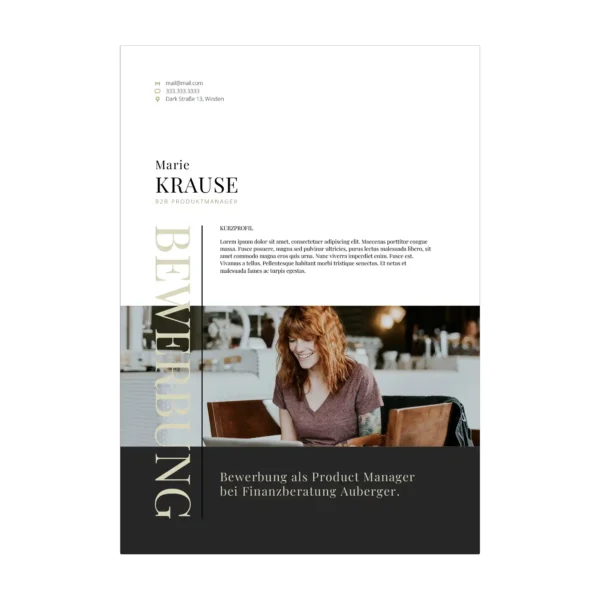 08 - CV po niemiecku wzór – klasyczny i elegancki szablon do pobrania 1