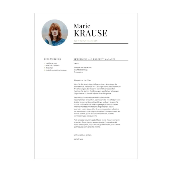 08 - CV po niemiecku wzór – klasyczny i elegancki szablon do pobrania 4