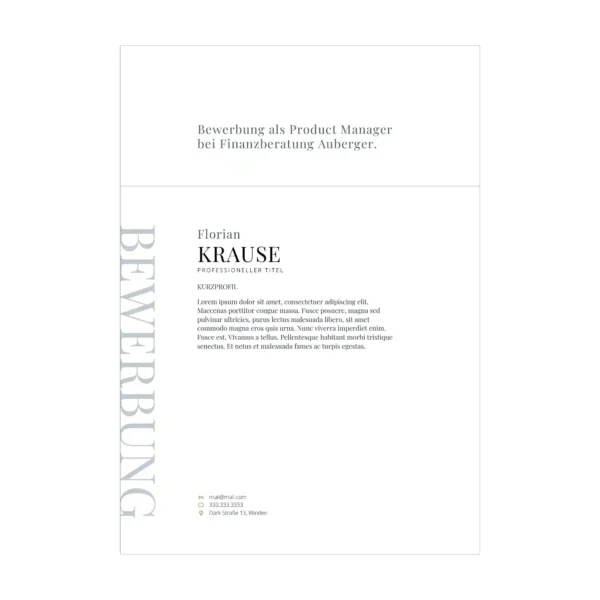 10 - CV po niemiecku wzór – uniwersalny szablon do pracy w Niemczech 1