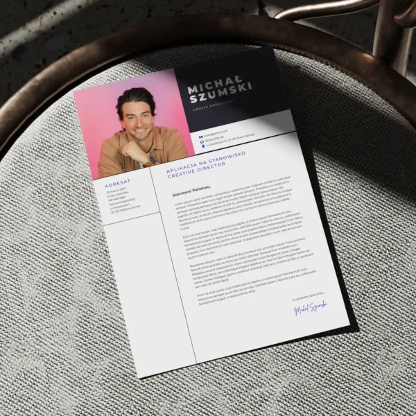 01 - Cv wzór dwustronny, List Motywacyjny, Curriculum Vitae przykładowy wzorzec 6 01 - Cv wzór dwustronny, List Motywacyjny, Curriculum Vitae przykładowy wzorzec 6