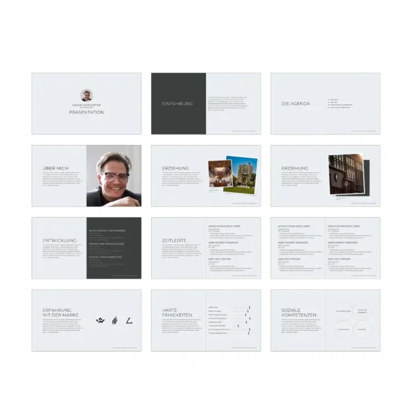 01 - Rozmowa Kwalifikacyjna po Niemiecku - Prezentacja o Sobie - Szablon Canva 1