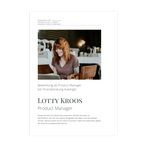 12 - CV po niemiecku wzór Microsoft Word - klasyczny życiorys i list motywacyjny ATS 2