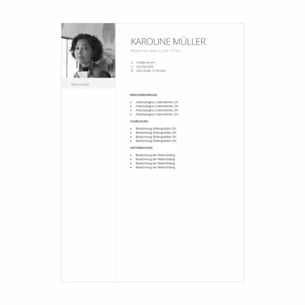 13 - CV po niemiecku wzór Microsoft Word - szablon curriculum vitae i list motywacyjny 8