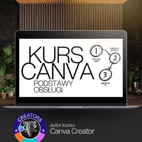 Kurs Canva dla Początkujących - wizualizacja produktu