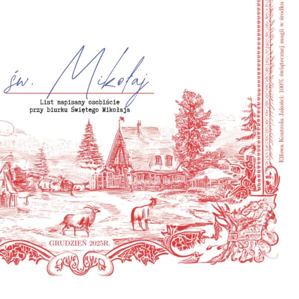 List od św Mikołaja do dziecka - personalizowany - 1-3