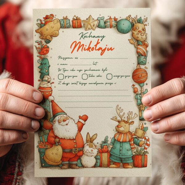 List od św Mikołaja do dziecka - personalizowany - 11-2