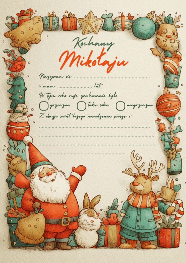 List od św Mikołaja do dziecka - personalizowany - 11