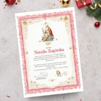 List od św Mikołaja do dziecka - personalizowany - 2-2