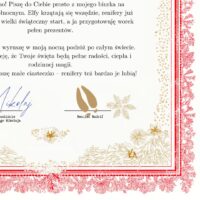 List od św Mikołaja do dziecka - personalizowany - 2-5