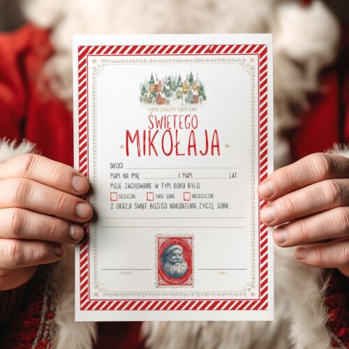 List do św Mikołaja do dziecka - personalizowany - 3-1