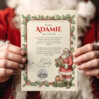 List od św Mikołaja do dziecka - personalizowany - 5-1
