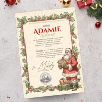 List od św Mikołaja do dziecka - personalizowany - 5-2