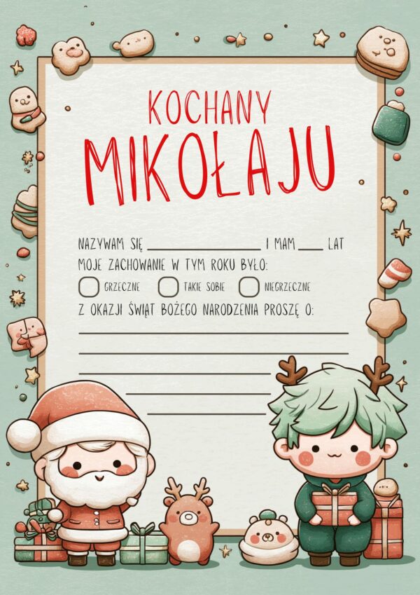 List od św Mikołaja do dziecka - personalizowany - 6