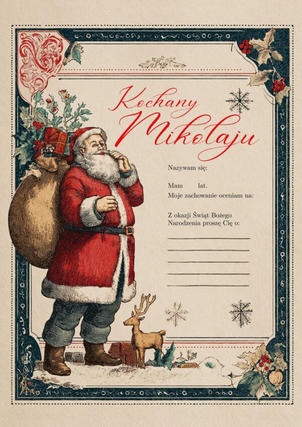 List od św Mikołaja do dziecka - personalizowany - 8