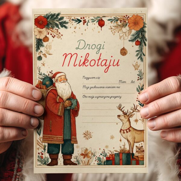 List od św Mikołaja do dziecka - personalizowany - 9-2