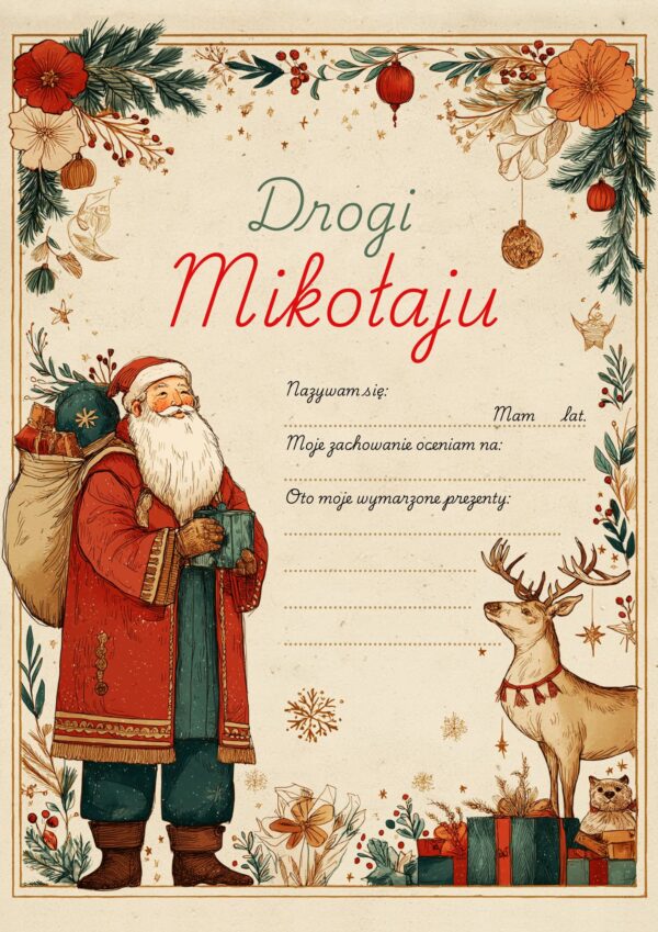 List od św Mikołaja do dziecka - personalizowany - 9
