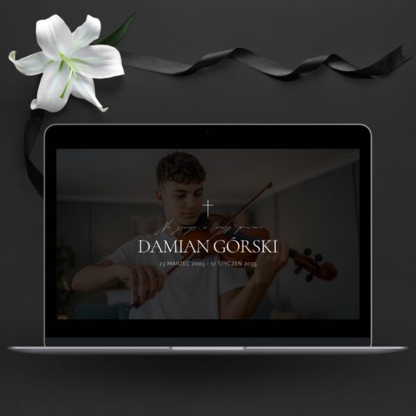 Prezentacja na Pogrzeb Damian Górski - Pogrzeb Katolicki - wizualizacja produktu