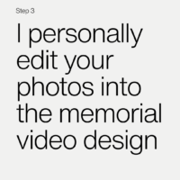 Custom Funeral Slideshow With Your 20 Photos-Celebration of Life Video-6