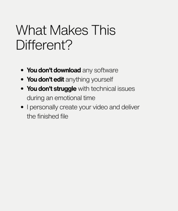 Custom Funeral Slideshow With Your 20 Photos-Celebration of Life Video-9