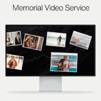 Custom Funeral Slideshow With Your 20 Photos-black marble-1 Custom Funeral Slideshow With Your 20 Photos-black marble-1