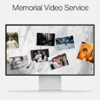 Custom Funeral Slideshow With Your 20 Photos-grey marble-1 Custom Funeral Slideshow With Your 20 Photos-grey marble-1