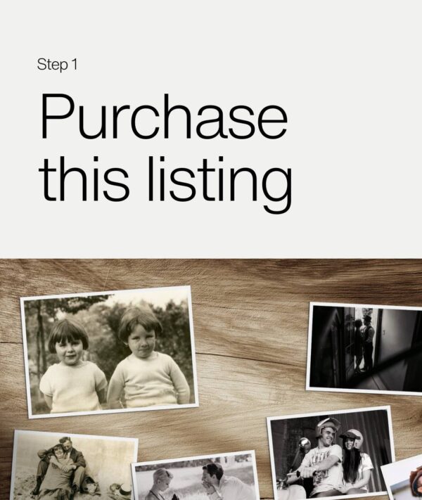 Custom Funeral Slideshow With Your 20 Photos-wooden desk-4