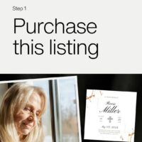 Custom Funeral Slideshow With Your 40 Photos-black velvet-4