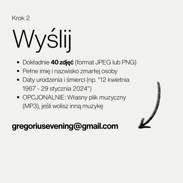 Pamiątkowe Video na Pogrzeb - Film z Twoimi 40 Zdjęciami - Usługa - 4