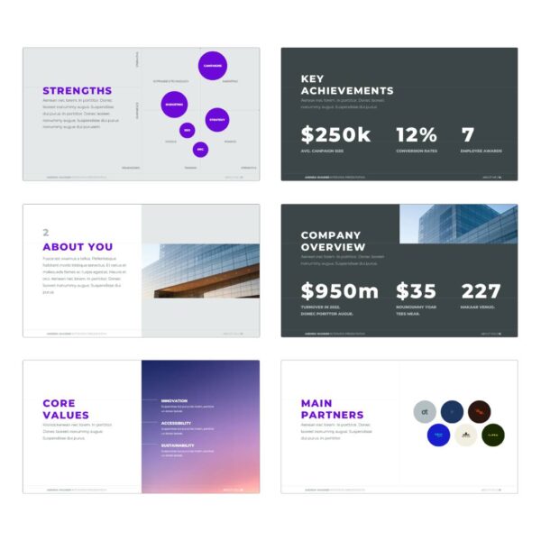 Prezentacja o Sobie na Rozmowę Kwalifikacyjną. Nowoczesna Autoprezentacja -Powerpoint-1-4