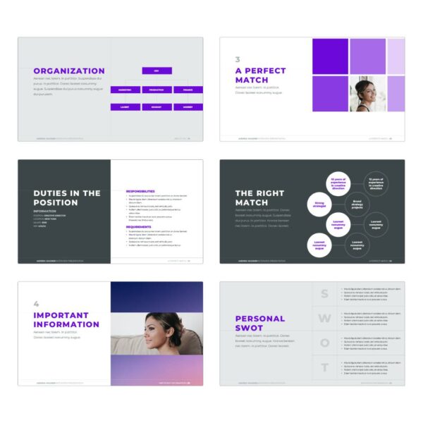 Prezentacja o Sobie na Rozmowę Kwalifikacyjną. Nowoczesna Autoprezentacja -Powerpoint-1-5