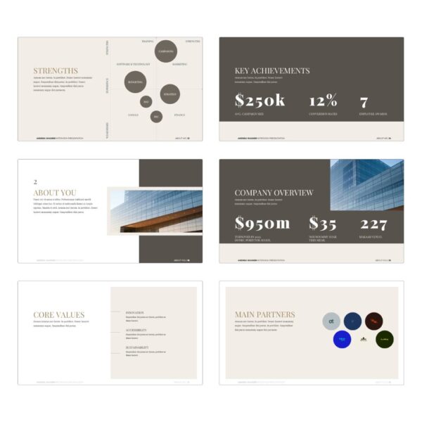 Prezentacja o Sobie na Rozmowę Kwalifikacyjną. Nowoczesna Autoprezentacja -Powerpoint-4-4