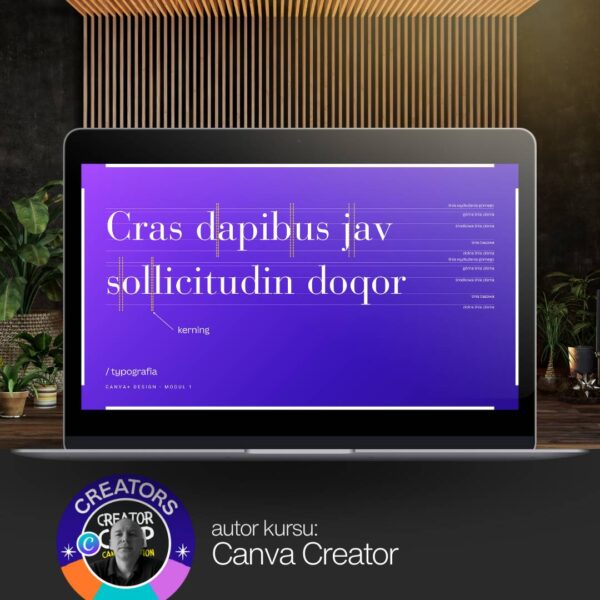Kurs Canva i Projektowania Graficznego autorstwa Canva Creatora - Typografia